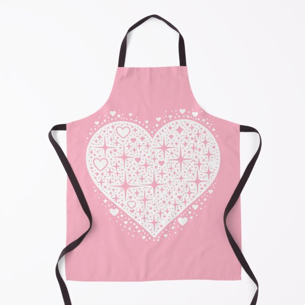 Item preview, Sparkling Heartburst Design (White on Light Pink) designed and sold by LyssasMindArt.