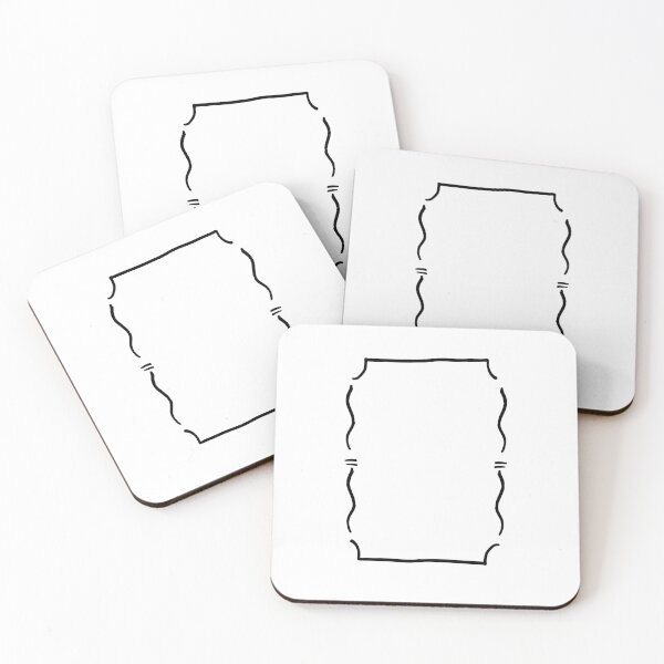 Item preview, Chic Lines: Black and White Minimalist Borders designed and sold by RM-Journey.
