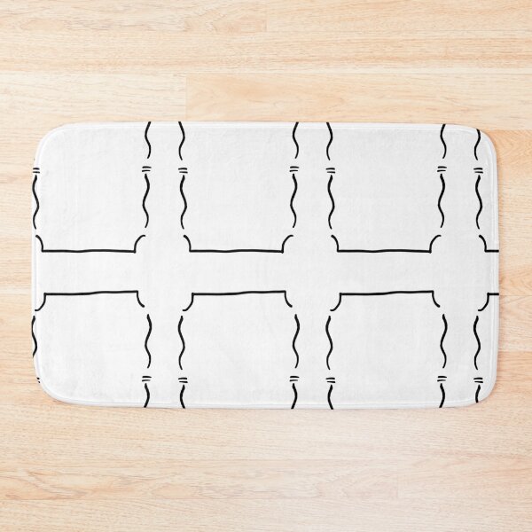 Item preview, Chic Lines: Black and White Minimalist Borders designed and sold by RM-Journey.