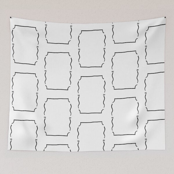 Item preview, Chic Lines: Black and White Minimalist Borders designed and sold by RM-Journey.
