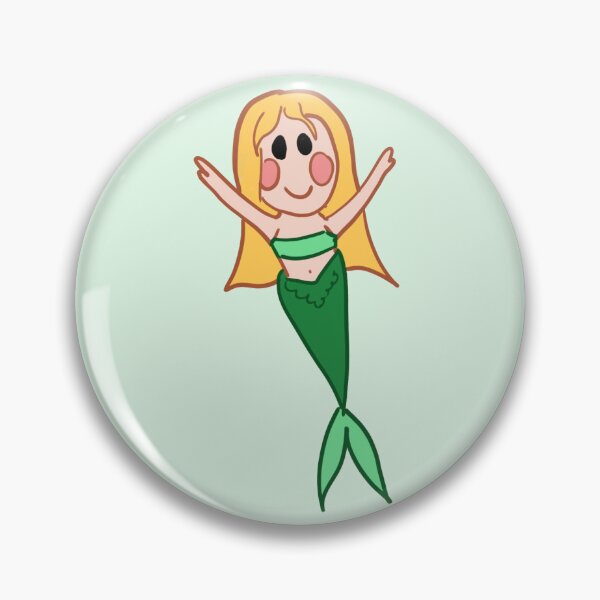 Item preview, Cutesy Blonde Mermaid designed and sold by Fawnadeer.
