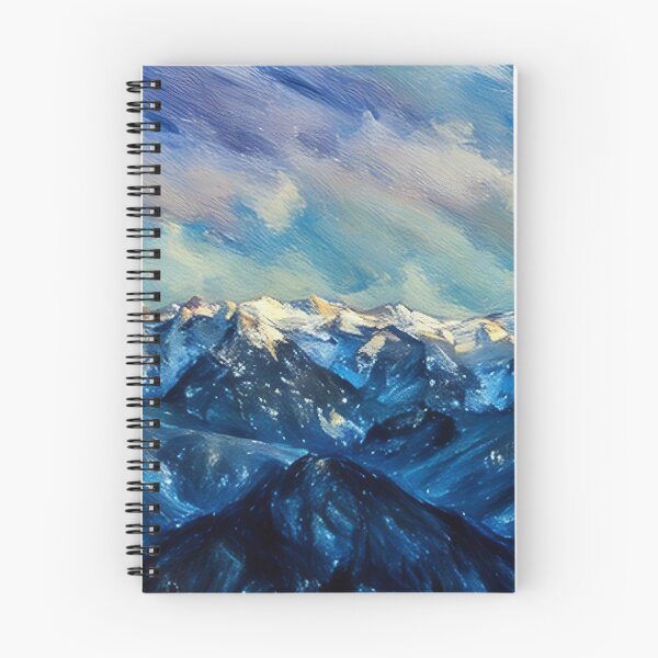 Item preview, Cascade Mountains Winter (Pastel) designed and sold by flyscenicair.