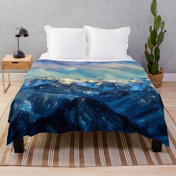 Item preview, Cascade Mountains Winter (Pastel) designed and sold by flyscenicair.