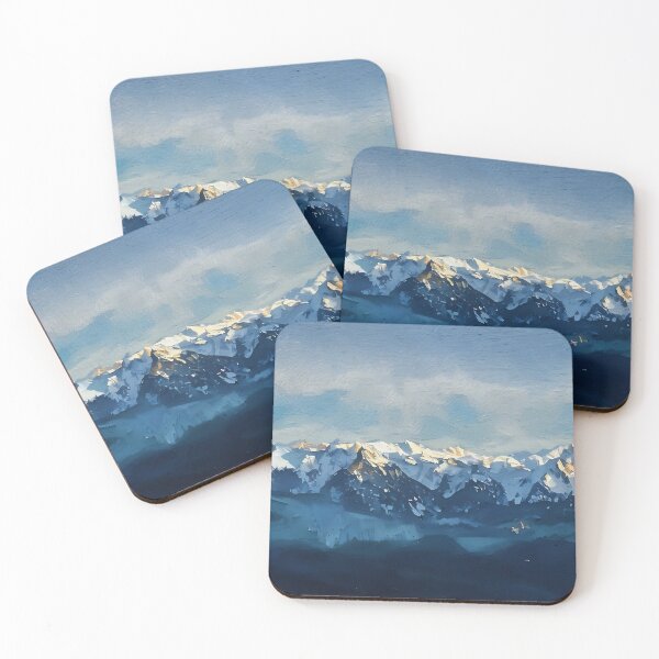 Item preview, Cascade Mountains Winter (Oil Painting) designed and sold by flyscenicair.