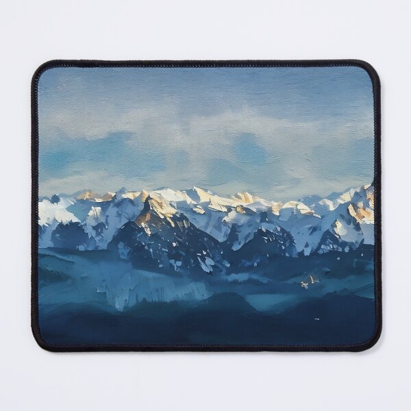 Item preview, Cascade Mountains Winter (Oil Painting) designed and sold by flyscenicair.