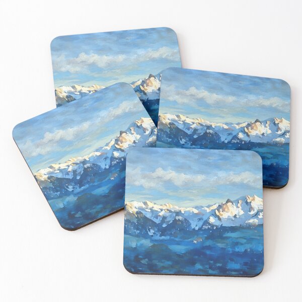 Item preview, Cascade Mountains Winter (Impressionist) designed and sold by flyscenicair.