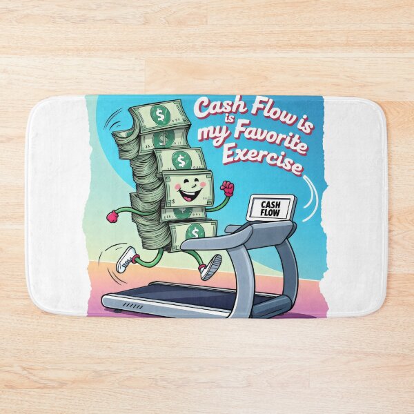 Item preview, Cash Flow Is My Favorite Exercise – Funny Money Fitness Design designed and sold by WarFX Designs.