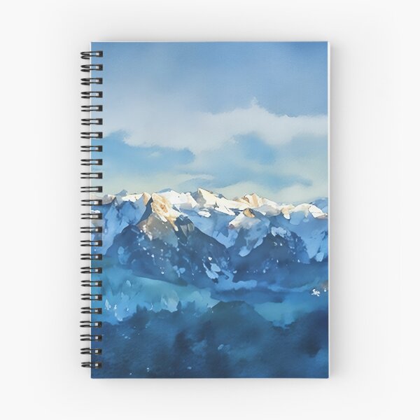 Item preview, Cascade Mountains Winter (Watercolor) designed and sold by flyscenicair.