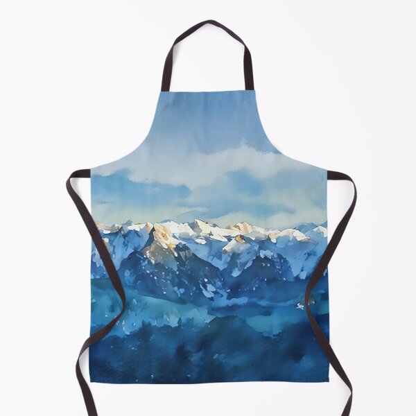 Item preview, Cascade Mountains Winter (Watercolor) designed and sold by flyscenicair.