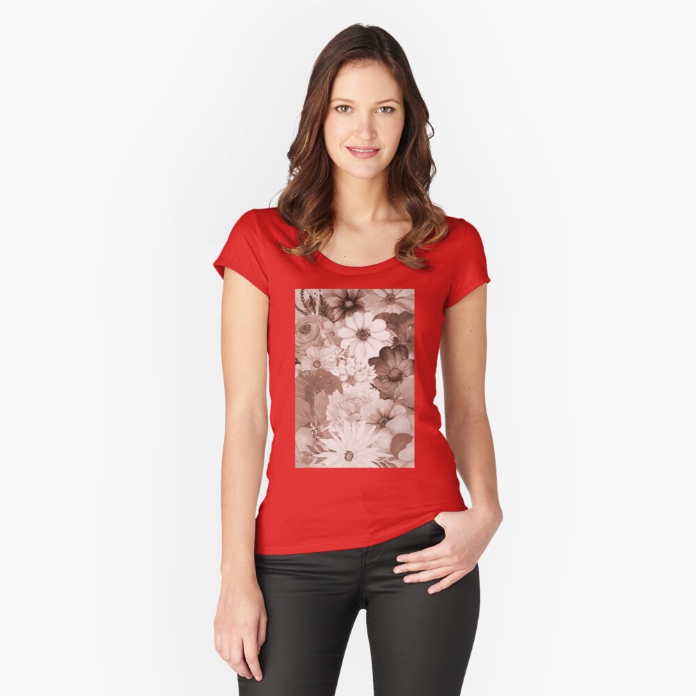 Item preview, Fitted Scoop T-Shirt designed and sold by OneDayArt.