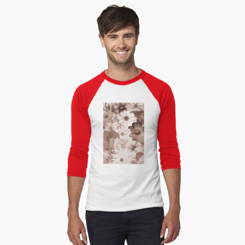 Item preview, Baseball ¾ Sleeve T-Shirt designed and sold by OneDayArt.