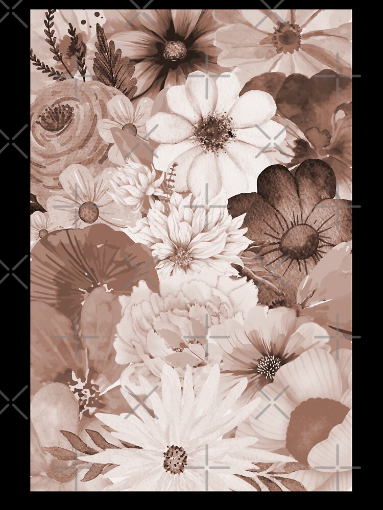 Thumbnail 7 of 7, Oversized T-Shirt, Vintage Flowers #2 designed and sold by OneDayArt.