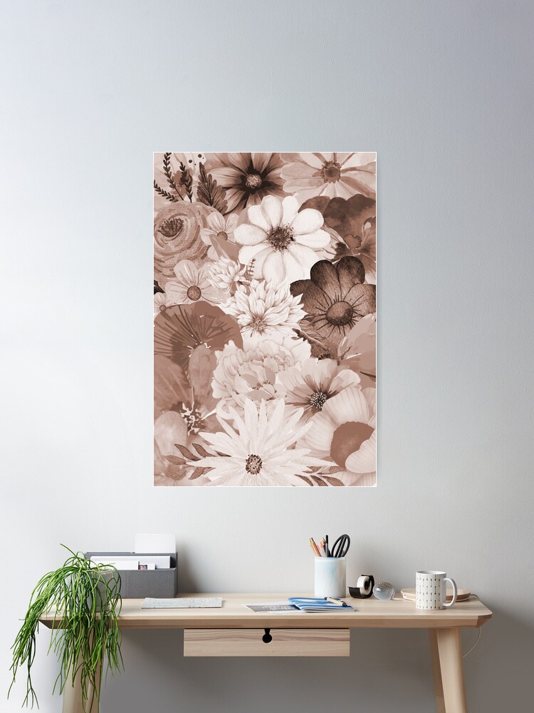 Thumbnail 1 of 3, Poster, Vintage Flowers #2 designed and sold by OneDayArt.