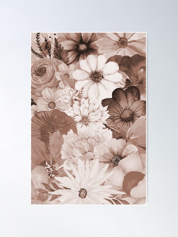 Thumbnail 2 of 3, Poster, Vintage Flowers #2 designed and sold by OneDayArt.