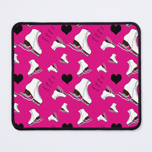 Item preview, Eat, Sleep, Skate Repeat-Bright Pink designed and sold by Purposely Designed.