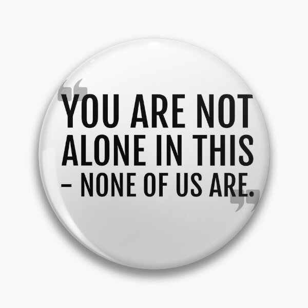 Item preview, You Are Not Alone - Astarion BG3 Quote designed and sold by megogilvie.