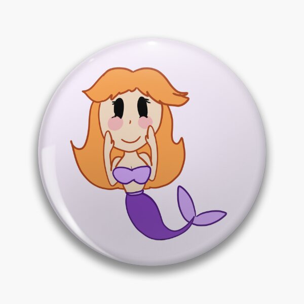 Item preview, Cutesy Golden Haired Mermaid designed and sold by Fawnadeer.