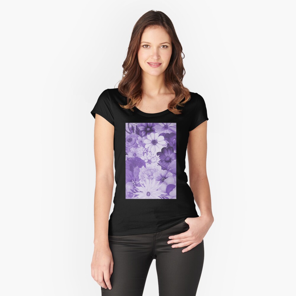 Item preview, Fitted Scoop T-Shirt designed and sold by OneDayArt.