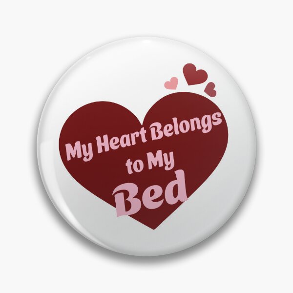 Item preview, My Heart Belongs to my bed designed and sold by Zaida099.