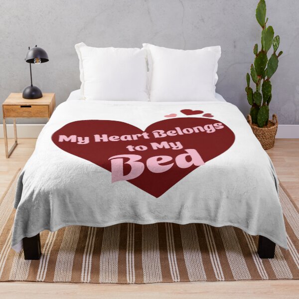 Item preview, My Heart Belongs to my bed designed and sold by Zaida099.