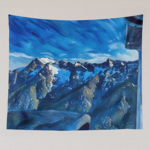 Item preview, Flying thru Cascade Mountains (Pastel) designed and sold by flyscenicair.