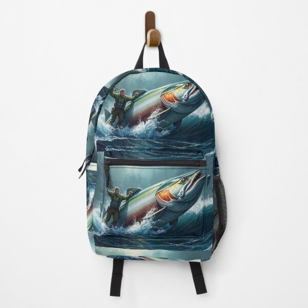 Item preview, Salmon in Canada - They're Bigger Here designed and sold by Skye Ryan-Evans.
