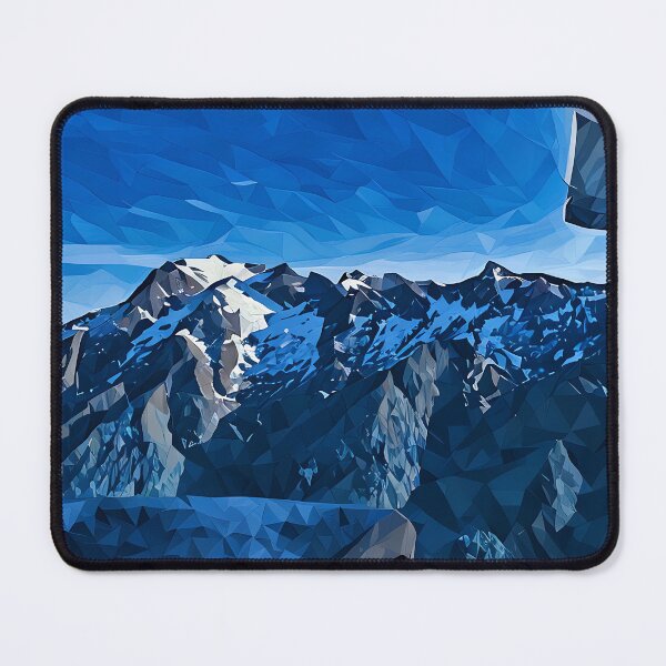Item preview, Flying thru Cascade Mountains (Poly Art) designed and sold by flyscenicair.