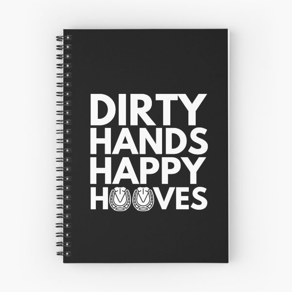 Item preview, Dirty Hands Happy Hooves - Funny Farrier Quote designed and sold by HappyDelights.