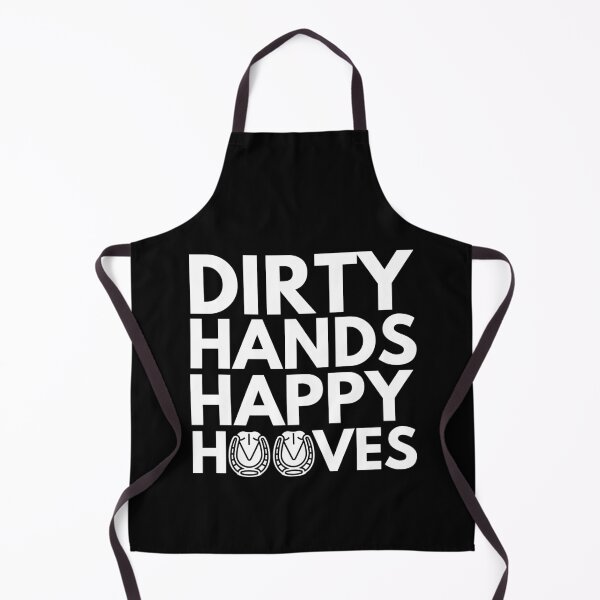 Item preview, Dirty Hands Happy Hooves - Funny Farrier Quote designed and sold by HappyDelights.