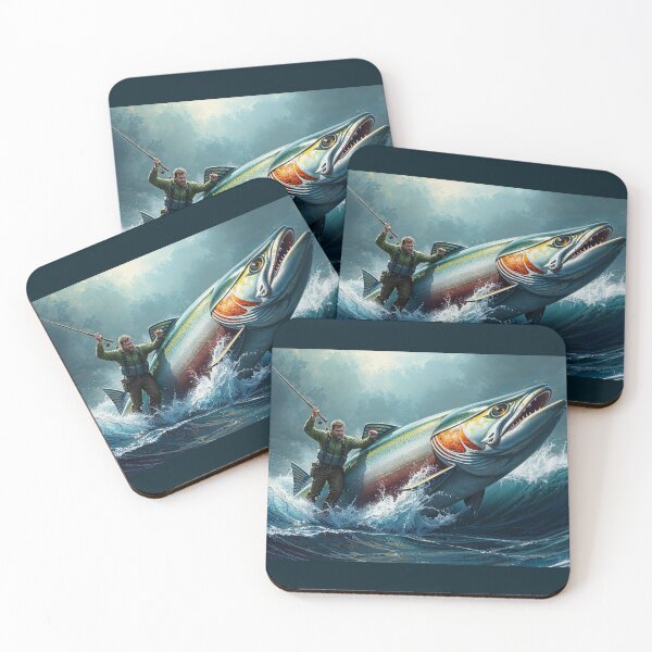 Item preview, Salmon in Canada - They're Bigger Here designed and sold by Skye Ryan-Evans.