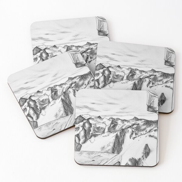 Item preview, Flying thru Cascade Mountains (Sketch) designed and sold by flyscenicair.