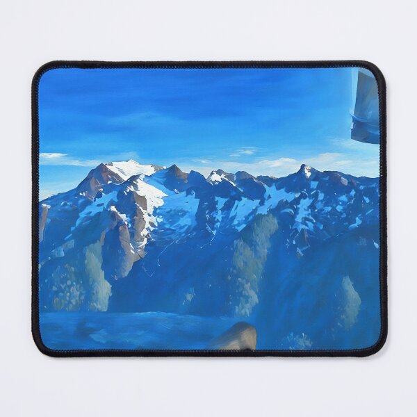 Item preview, Flying thru Cascade Mountains (Impressionist) designed and sold by flyscenicair.