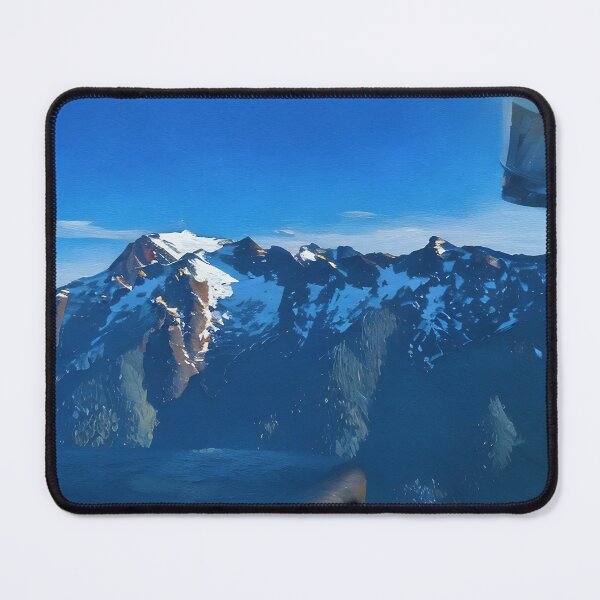 Item preview, Flying thru Cascade Mountains (Oil Painting) designed and sold by flyscenicair.