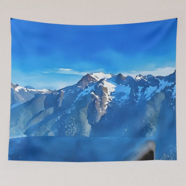 Item preview, Flying thru Cascade Mountains (Watercolor) designed and sold by flyscenicair.