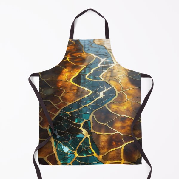 Item preview, Golden Rivers: Luxury Kintsugi Art Glass designed and sold by Tony Anastasi.