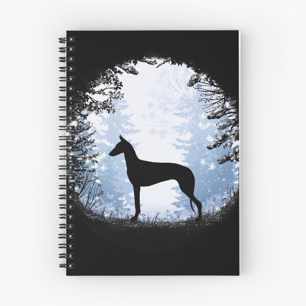Item preview, “First Snow” Ibizan Hound (Smooth) designed and sold by Spinyflowerart.
