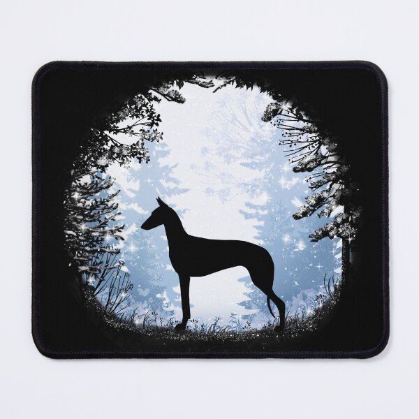 Item preview, “First Snow” Ibizan Hound (Smooth) designed and sold by Spinyflowerart.
