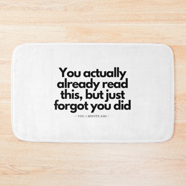 Item preview, You Actually Already Read This designed and sold by DronzaX.