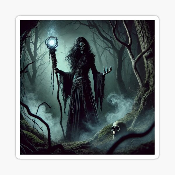 Item preview, Menacing Witch in a Dark Forest designed and sold by DynastyCraft.