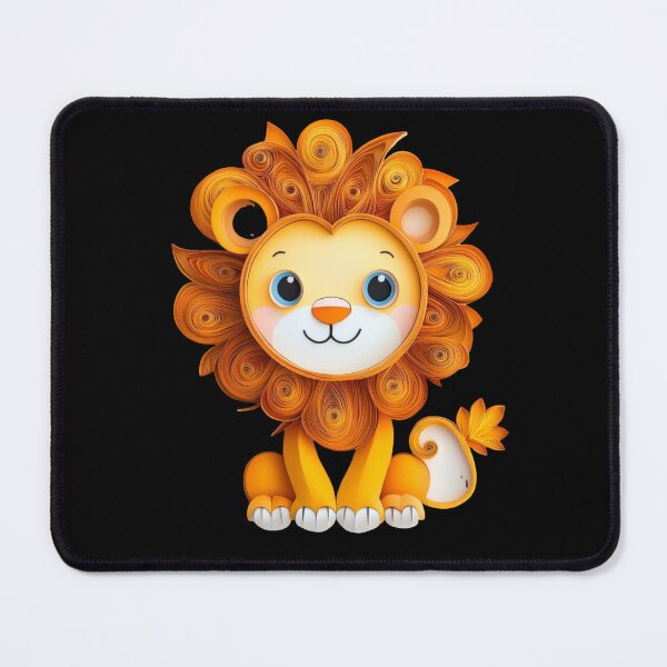 Item preview, Cute Quilled Paper Lion designed and sold by PrintsByFrank.