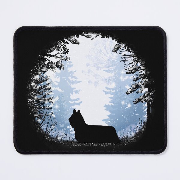 Item preview, “First Snow” Skye Terrier designed and sold by Spinyflowerart.