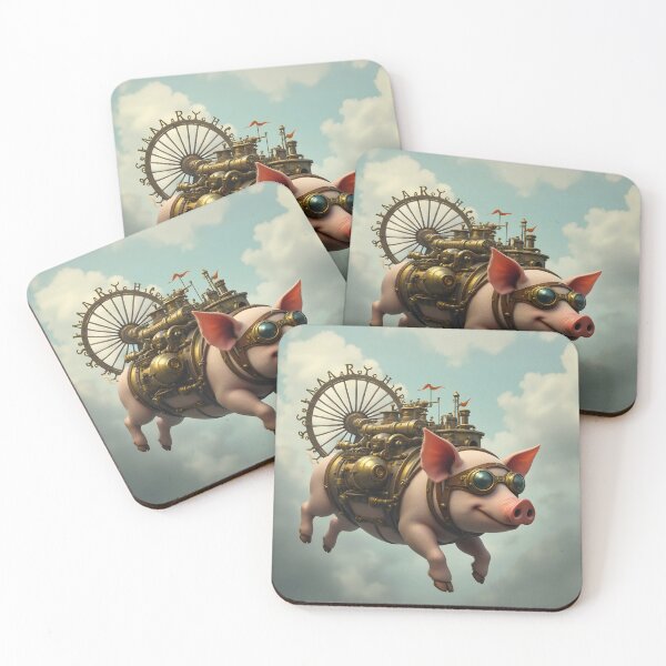 Item preview, The Flying Pig designed and sold by PictureNZ.