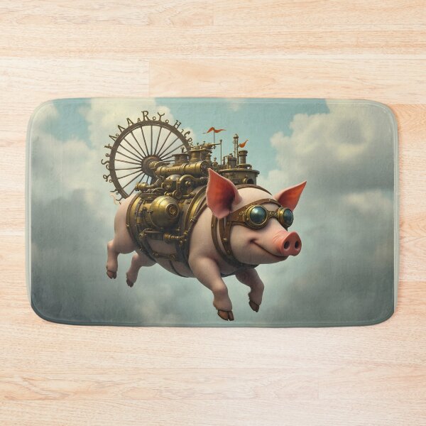 Item preview, The Flying Pig designed and sold by PictureNZ.