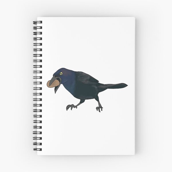 Item preview, Grackle with a Peanut designed and sold by Fawnadeer.