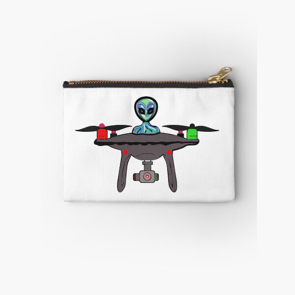 Item preview, Funny UFO alien drone driver design. designed and sold by spinningvisions.