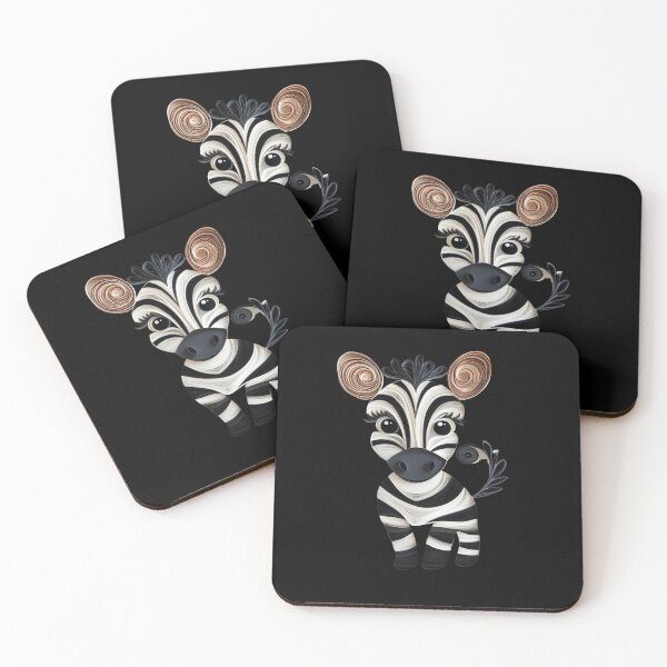 Artikelvorschau, Süßes Quilling-Papier-Zebra entworfen und verkauft von PrintsByFrank.
