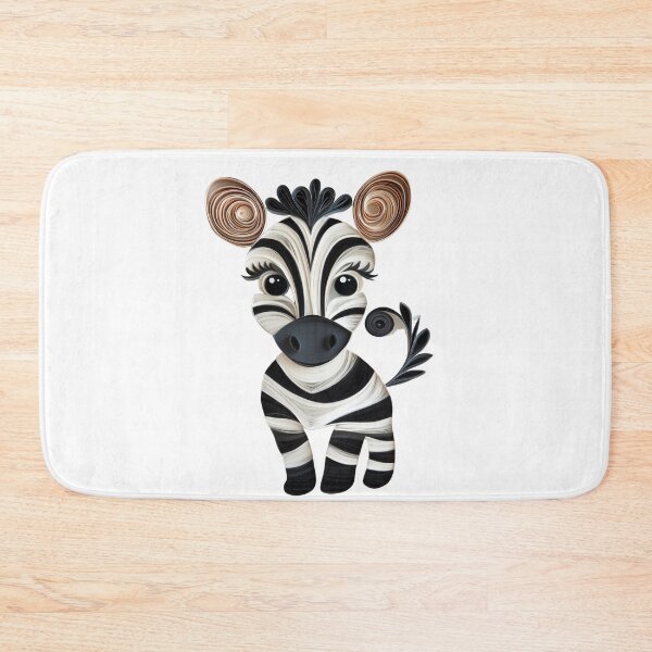 Item preview, Cute Quilled Paper Zebra designed and sold by PrintsByFrank.