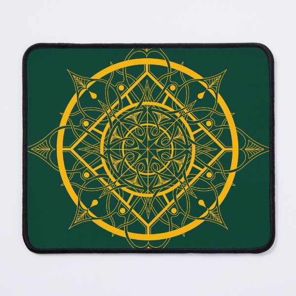 Item preview, Elven Gold Mandala designed and sold by TheFeywildVault.