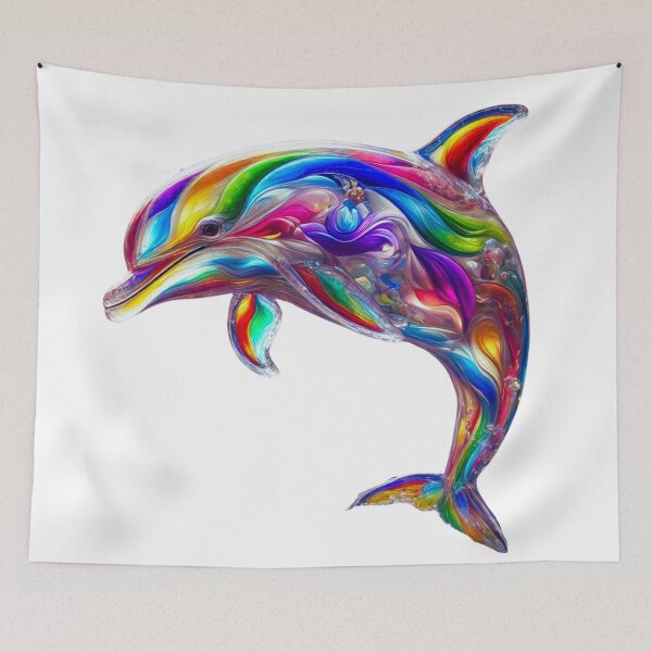Item preview, Glassy Dolphin designed and sold by GloriousArtSKD.