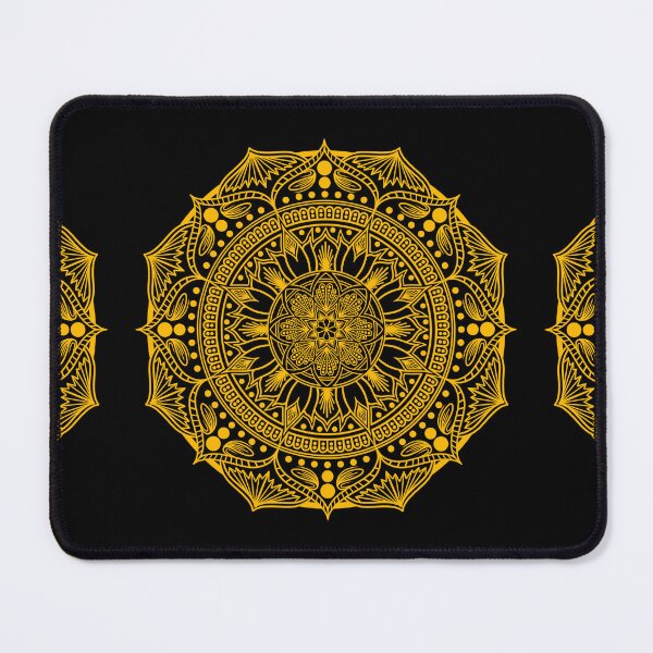 Item preview, Golden Flower Mandala designed and sold by TheFeywildVault.